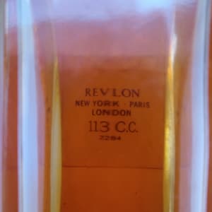 Vintage Intimate Revlon Eau De Toilette Perfume Splash Bottle Type 113 ...