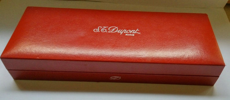 S.t Dupont paris Pen storage case box | Etsy