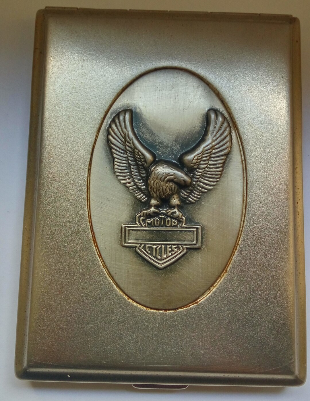 Vintage Eagle Symbol Motor Cycles Metal Cigarette Case Made in - Etsy