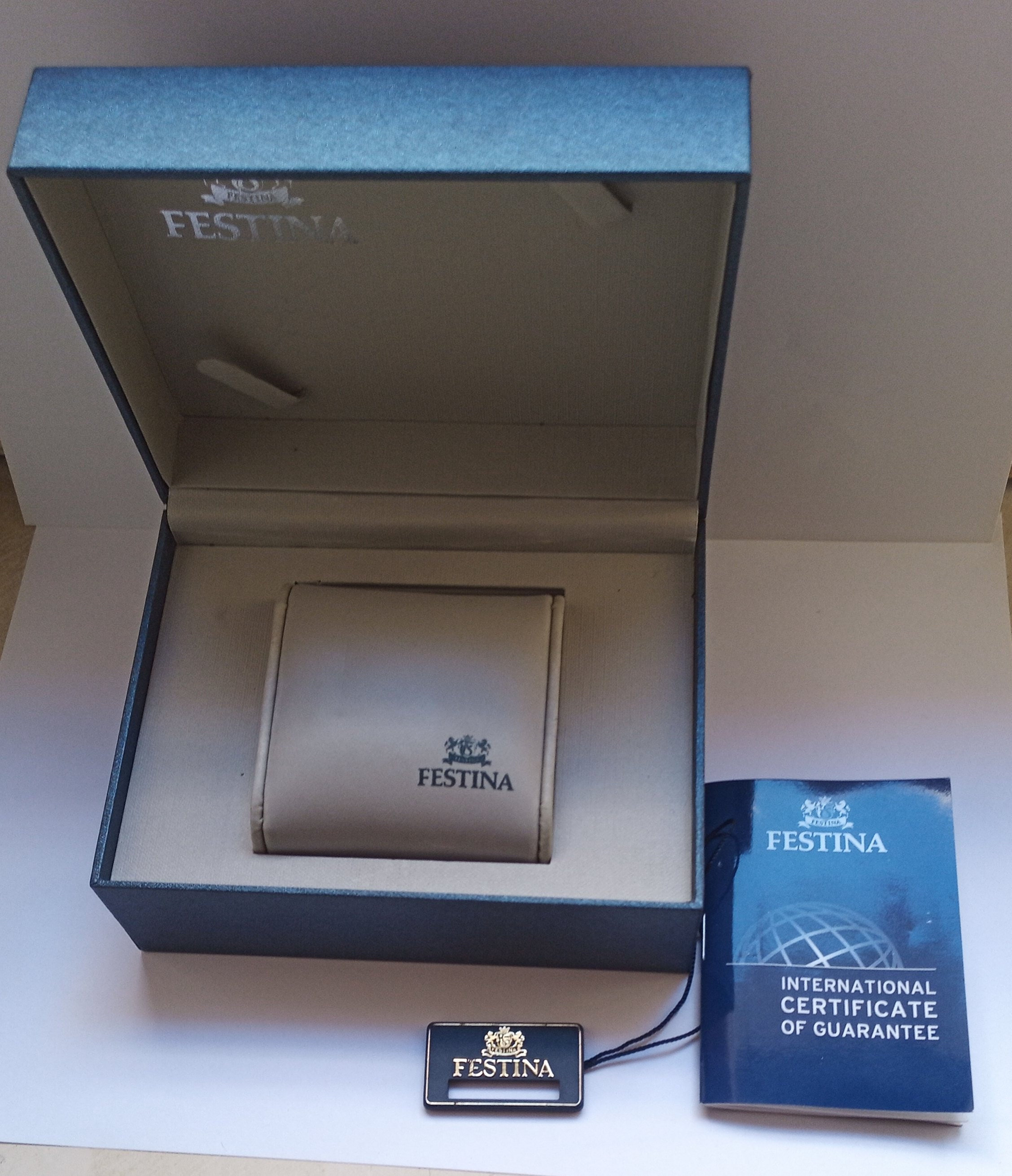 Vintage Festina Watch Box Case International Warranty Papers Etsy Australia