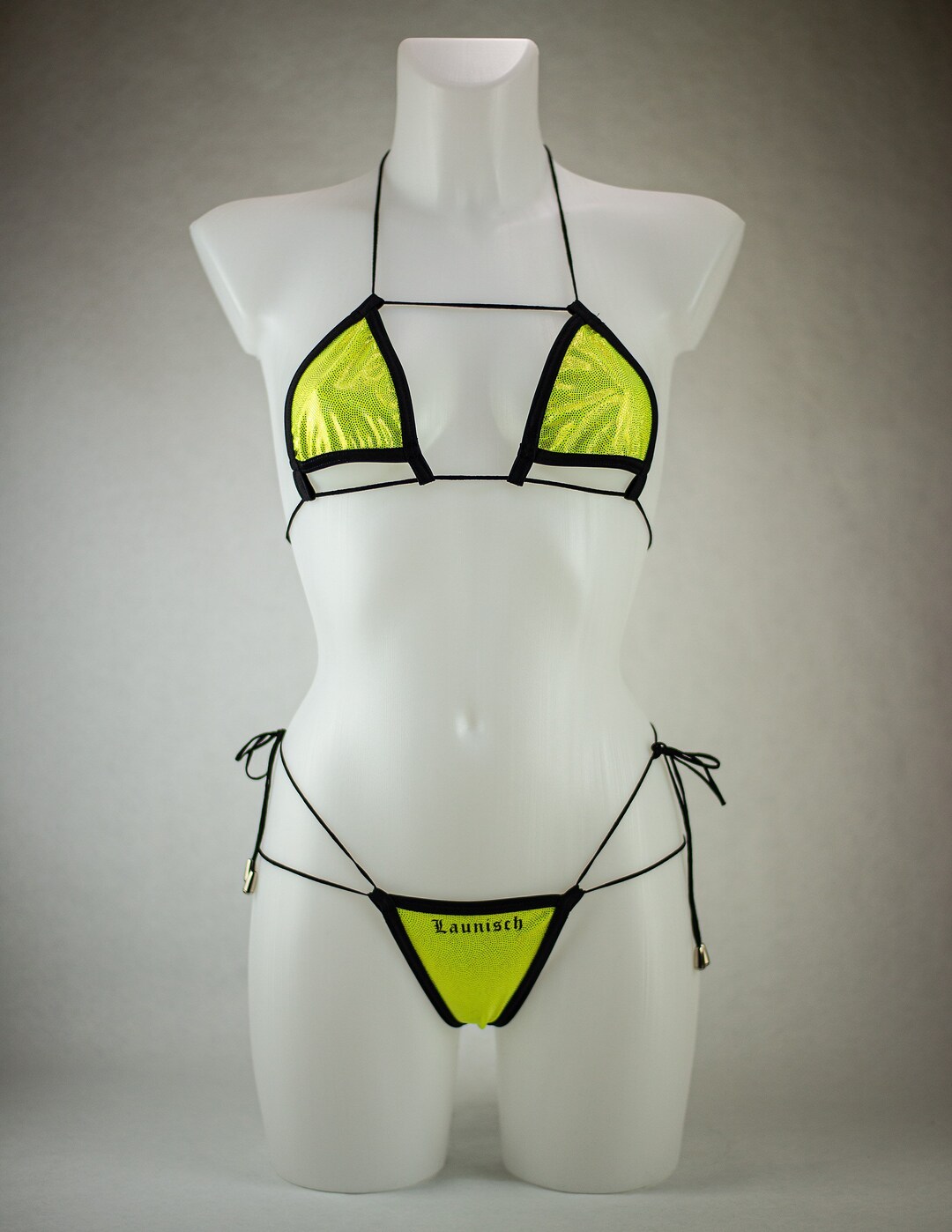 Green Glitter Bikini Etsy