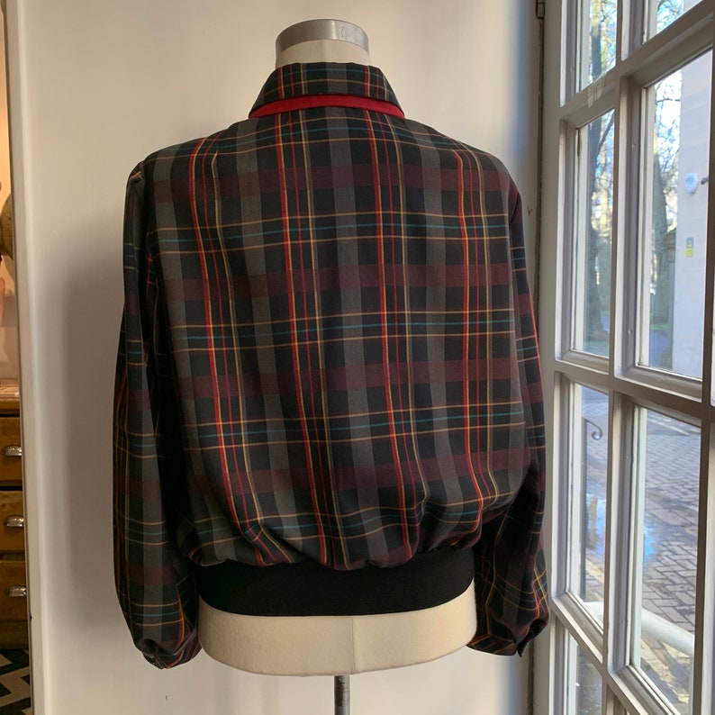 Rockabilly 1940\u2019s Style Tartan Plaid Lightweight Sports Jacket