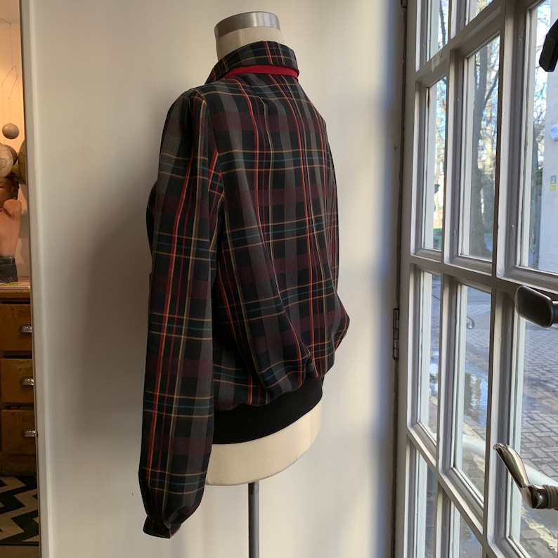 Rockabilly 1940\u2019s Style Tartan Plaid Lightweight Sports Jacket