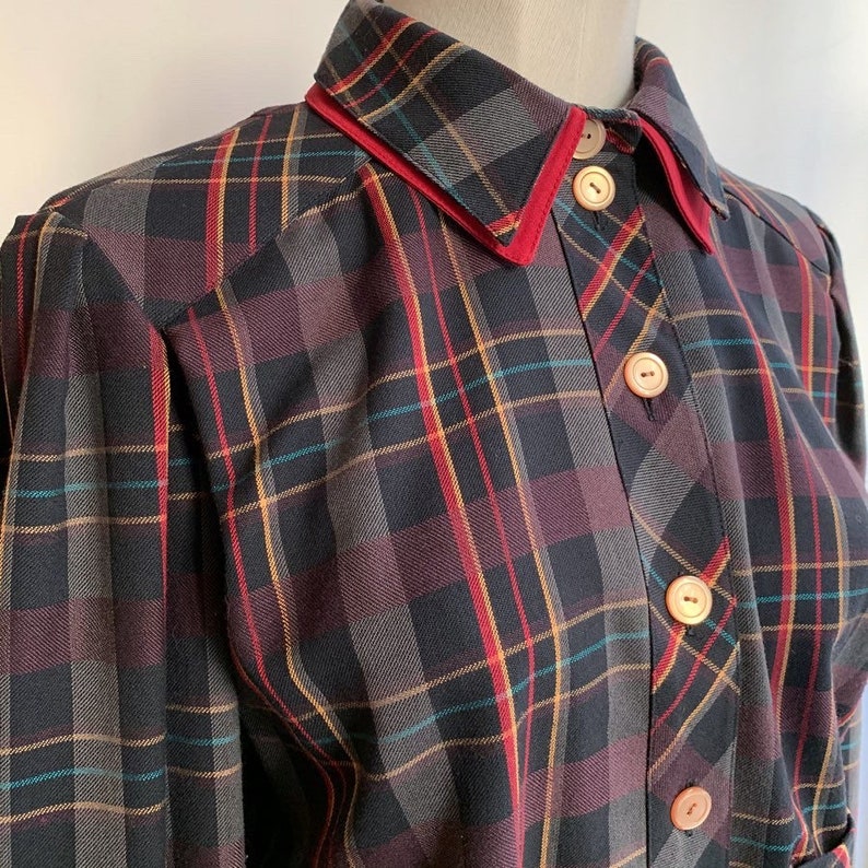 Rockabilly 1940\u2019s Style Tartan Plaid Lightweight Sports Jacket