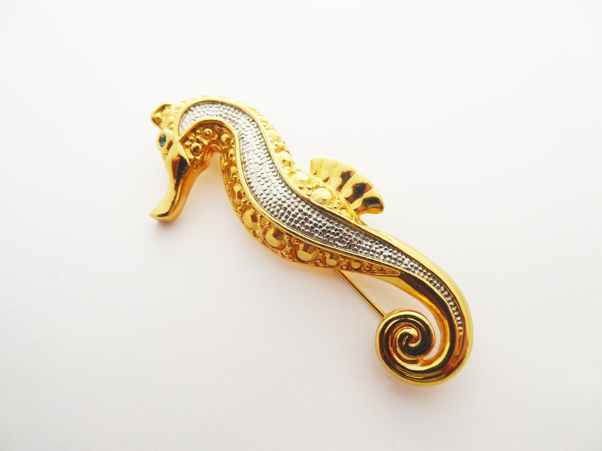 Vintage Seahorse Brooch Seahorse Brooch Pin Vintage
