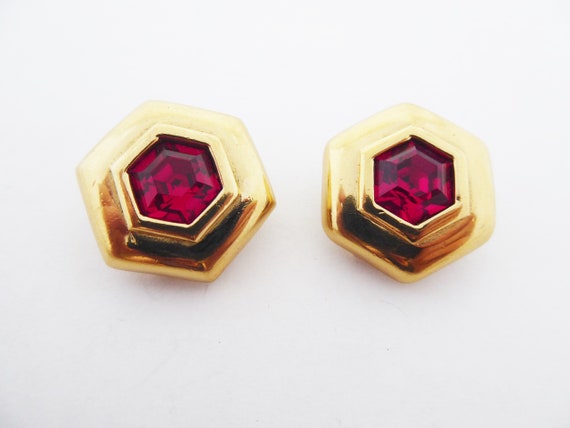 Swarovski hexagon hotsell earrings