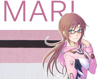 DECORATORS "Colores de Evangelion" - MARI 3.0: cojines de 42 x 42 cm inspirados en los colores icónicos de Neon Genesis Evangelion