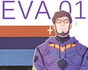 DECORATORS "Colores de Evangelion" - EVA 01: 42 x 42 cm cojines inspirados en los colores icónicos de Neon Genesis Evangelion