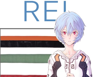 PODUSZKI Dekoracyjne „Colors Of Evangelion” - REI AYANAMI: Poduszki 42 x 42 cm inspirowane kultowymi kolorami Neon Genesis Evangelion