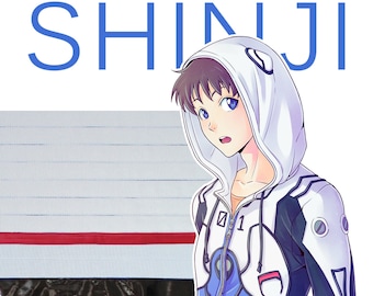 DECORATIVI CUSHIONS "Colores de Evangelion" - SHINJI: Cojines de 42 x 42 cm inspirados en los colores icónicos de Neon Genesis Evangelion