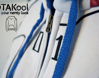Otakool: Hooded Full Zip Sweatshirt Inspired by SHINJI
