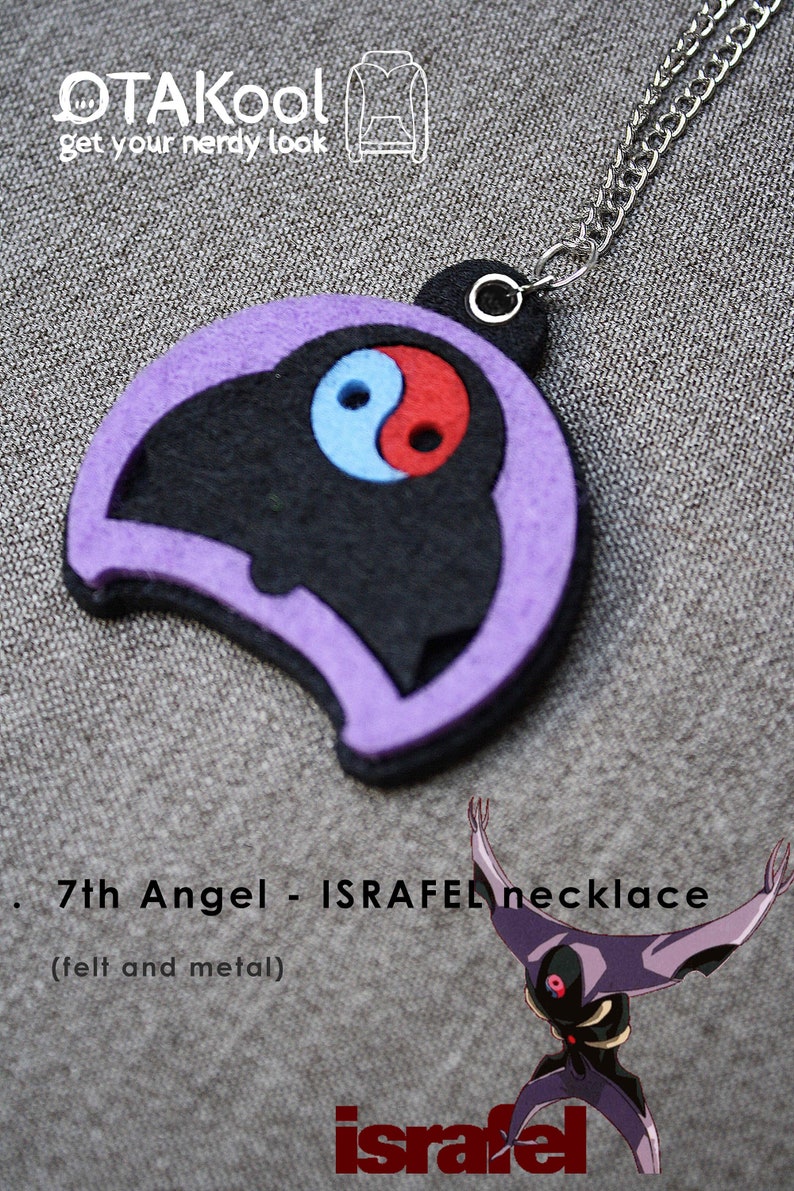 Naszyjniki EVANGELION „Seria ANIOŁY” 7th - ISRAFEL