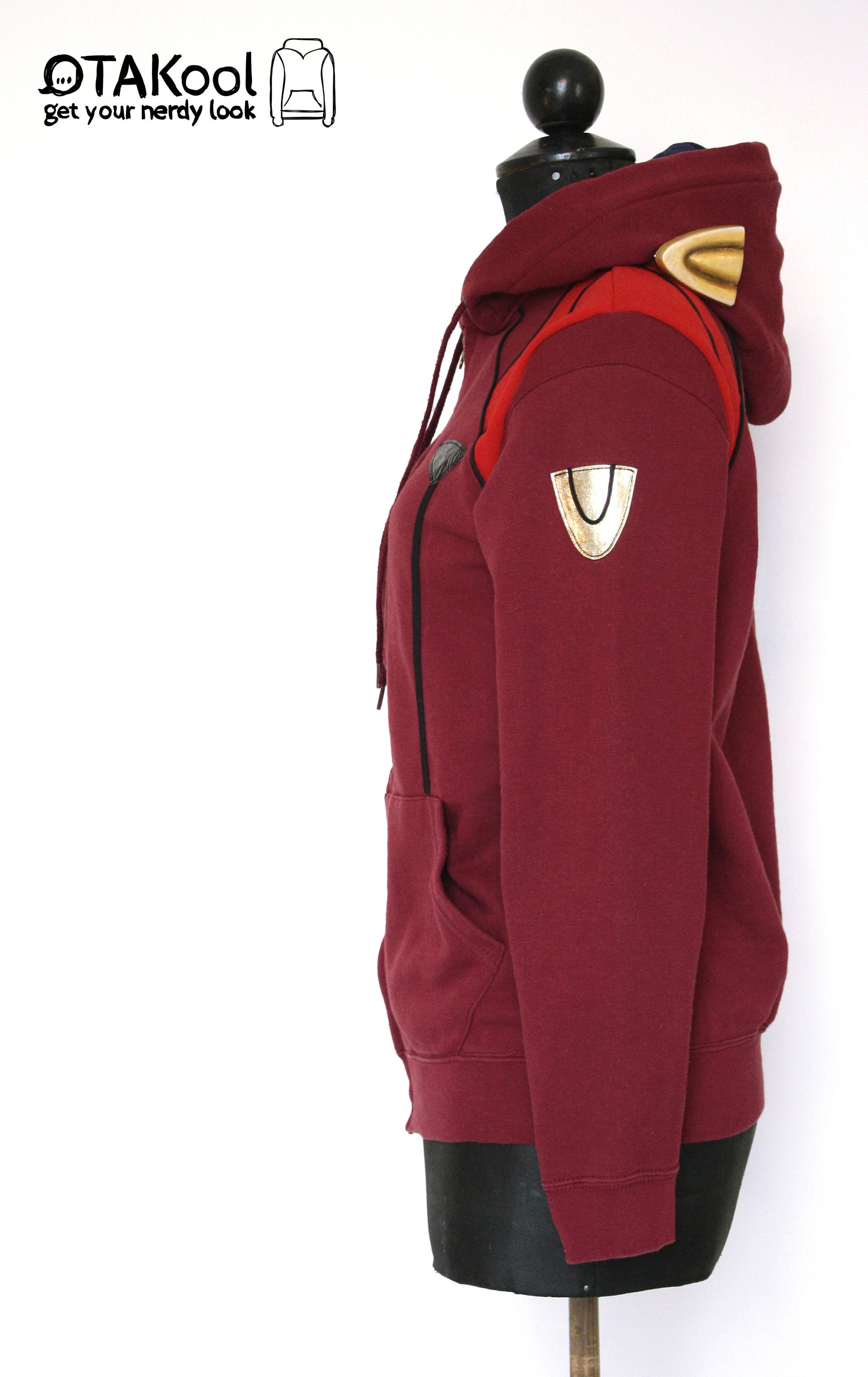 Otakool: Hooded Full Zip Sweatshirt Inspired by MISATO Otakool: Hooded Full Zip Sweatshirt Inspired by MISATO