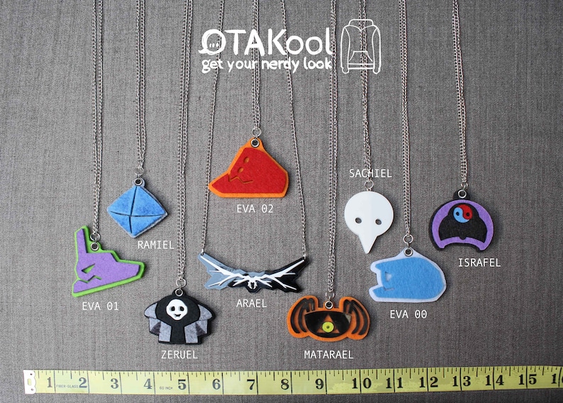 Naszyjniki EVANGELION „Seria ANIOŁY” zdjęcie 9