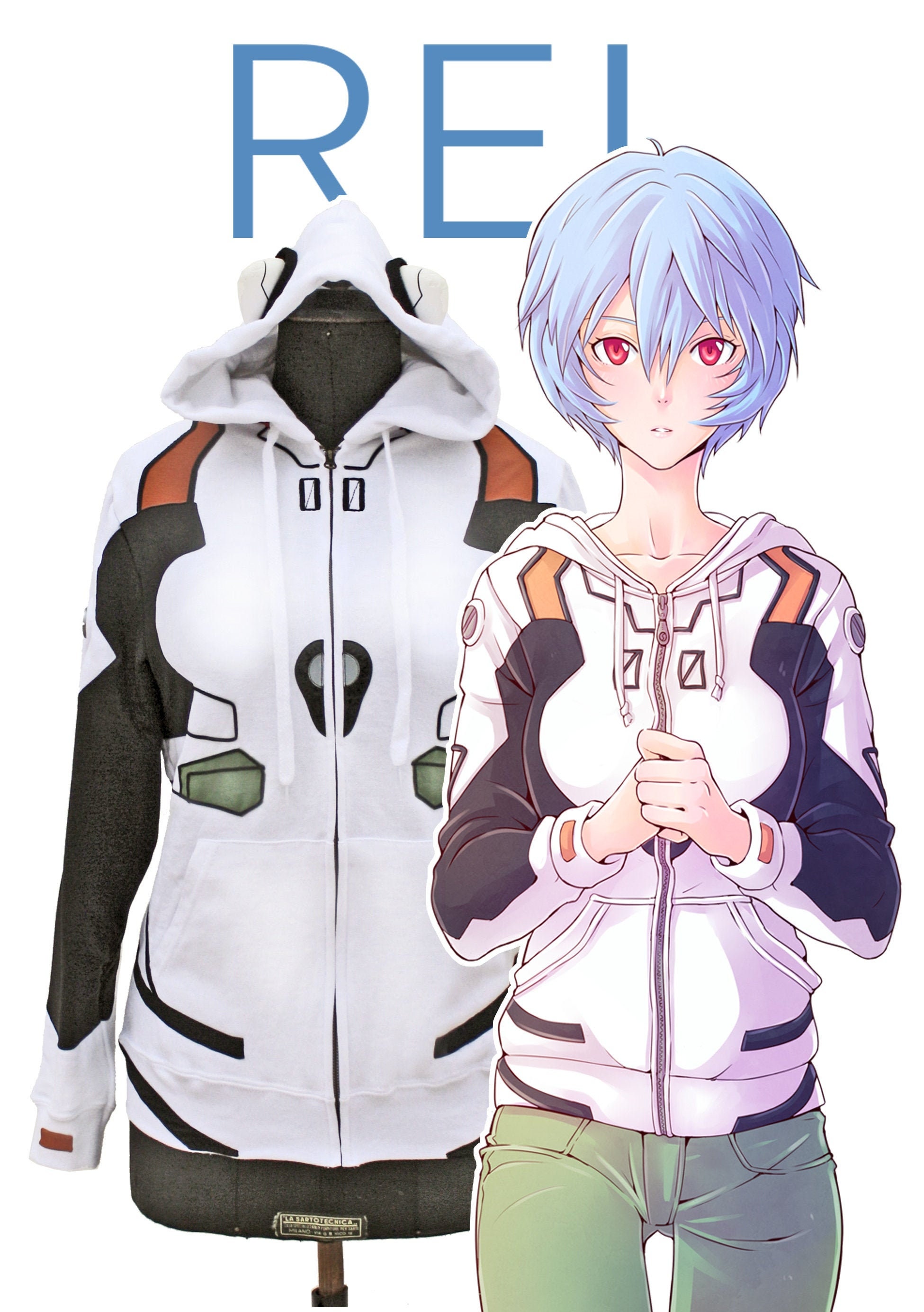 Otakool: Unisex Hooded Full Zip Sweatshirt Inspired by REI Otakool: Unisex Hooded Full Zip Sweatshirt Inspired by REI