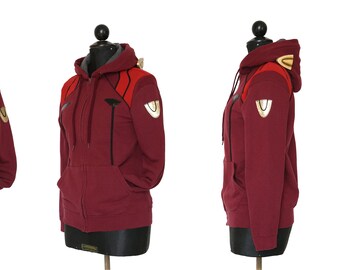 Otakool: Hooded Full Zip Sweatshirt Inspired by MISATO