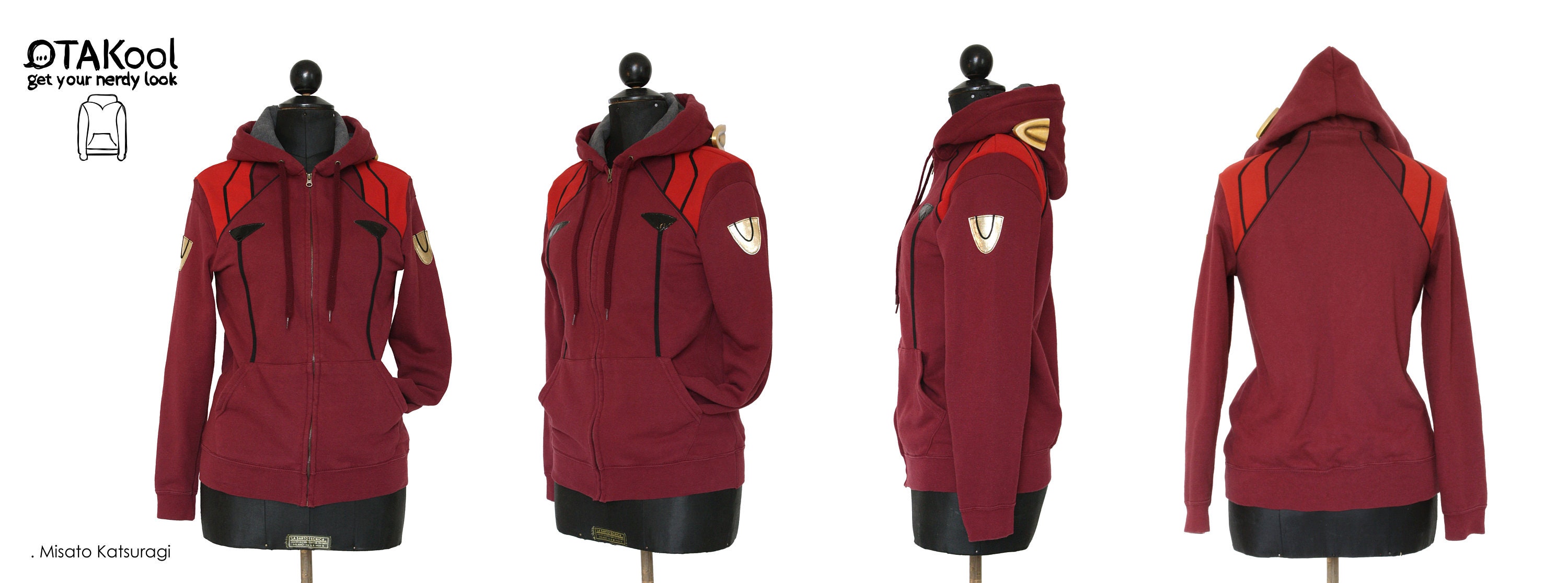 Otakool: Hooded Full Zip Sweatshirt Inspired by MISATO - Etsy