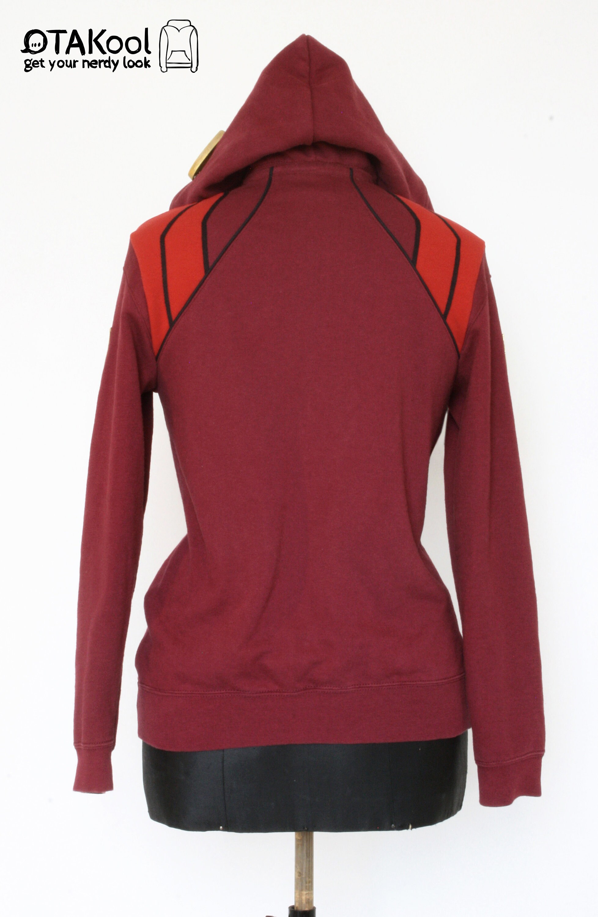 OATSBAS Cute Zip Up Hoodies for Women Watercolor Harajuku
