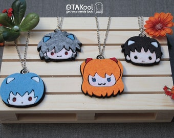 CHARM EVANGELION "Serie NIÑOS": Shinji, Asuka, Rei, Kaworu, PenPen