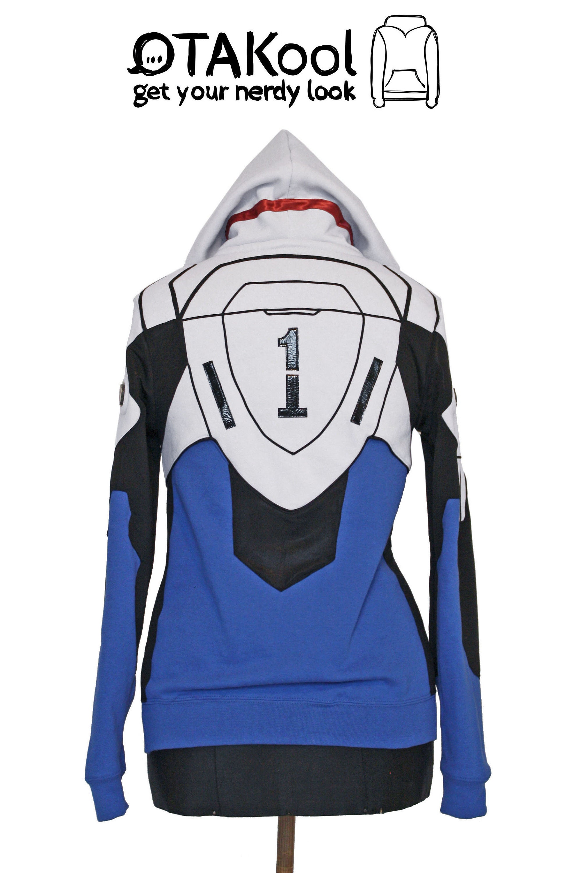 Otakool: Hooded Full Zip Sweatshirt Inspired by SHINJI