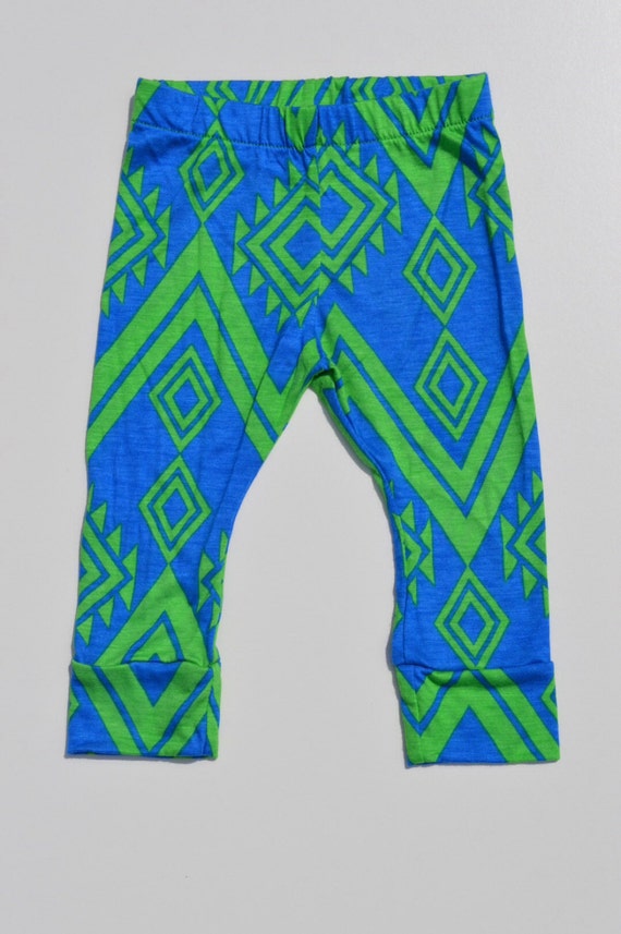 Items similar to Aztec Tribal Baby Leggings on Etsy