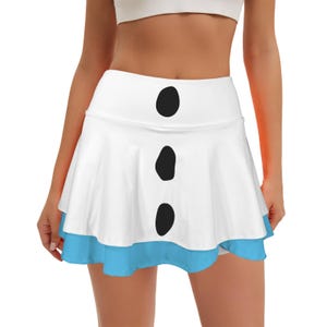 Snowman 3 Button Active Skirt - Double Flare