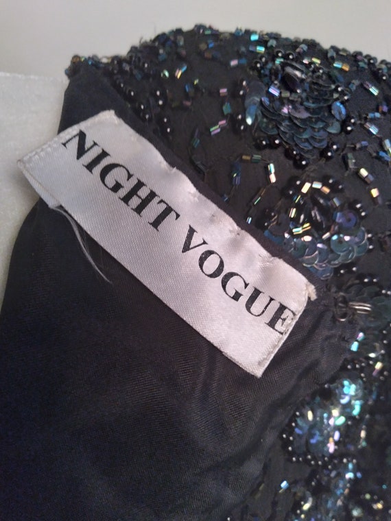 Vintage Night Vogue beaded gown - image 8