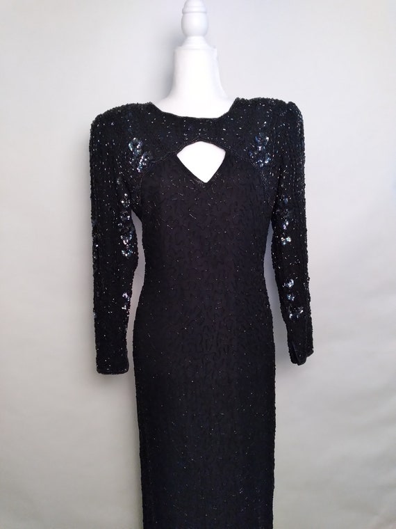 Vintage Night Vogue beaded gown - image 1