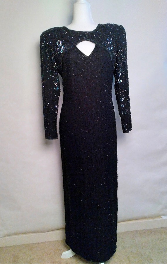 Vintage Night Vogue beaded gown - image 2