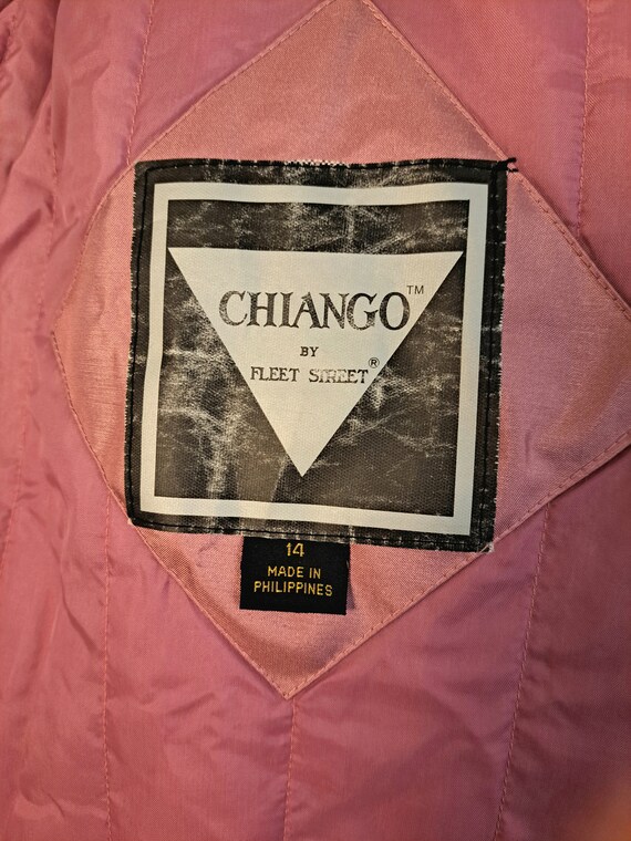 Vintage Chiango by fleet street pink trench coat - Gem