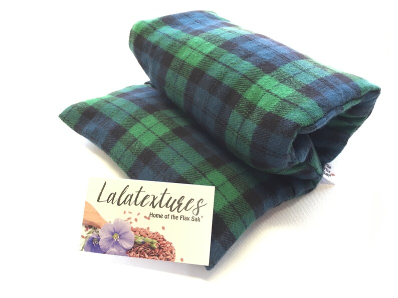 Microwave FLAX HEATING PAD Large 8 X 18 in Removable/washable Etsy