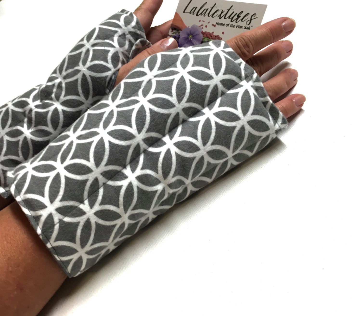 1 Wrist and hand heat wrap, All Flax, Carpal tunnel relief, wrist and