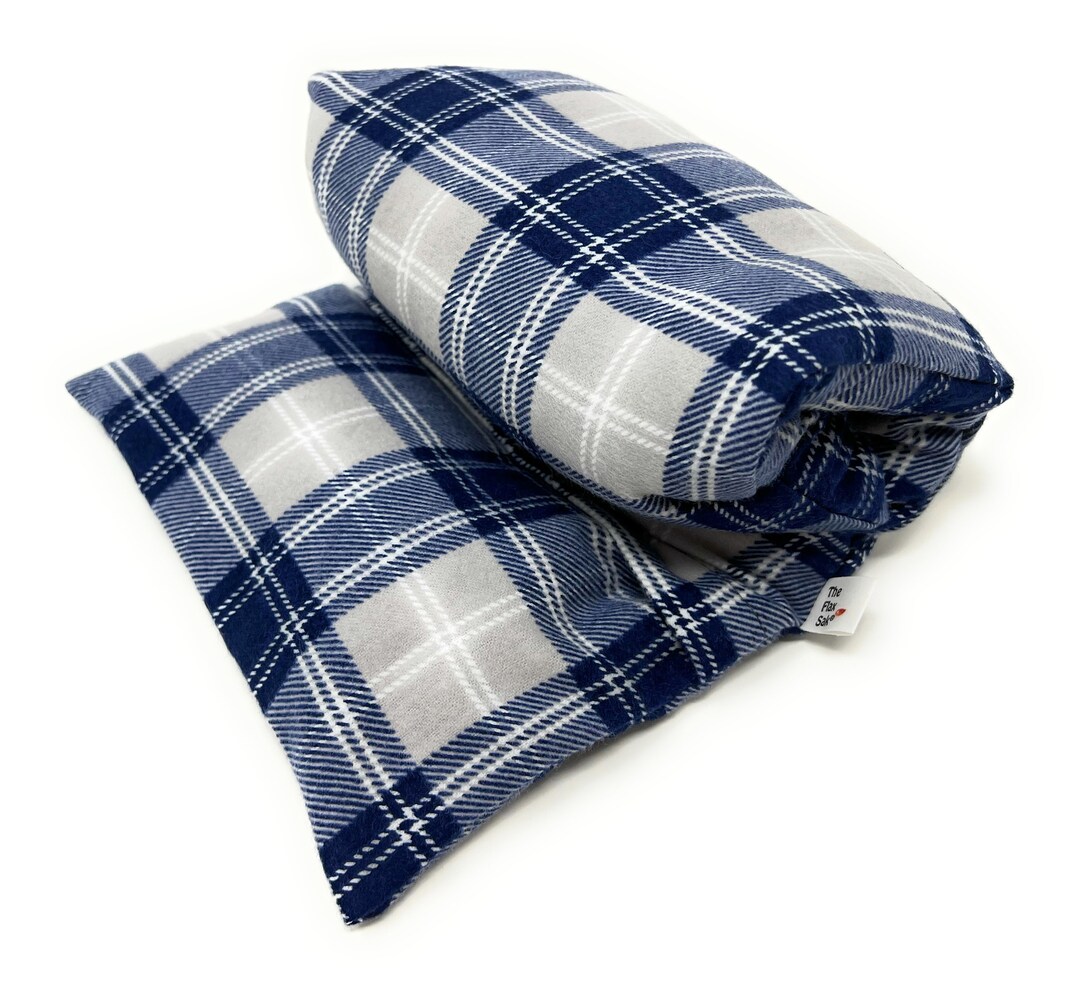 XL Microwave Heating Pad Flax Heat Neck Wrap Hot Cold Therapy Fibromyalgia and Arthritis Relief