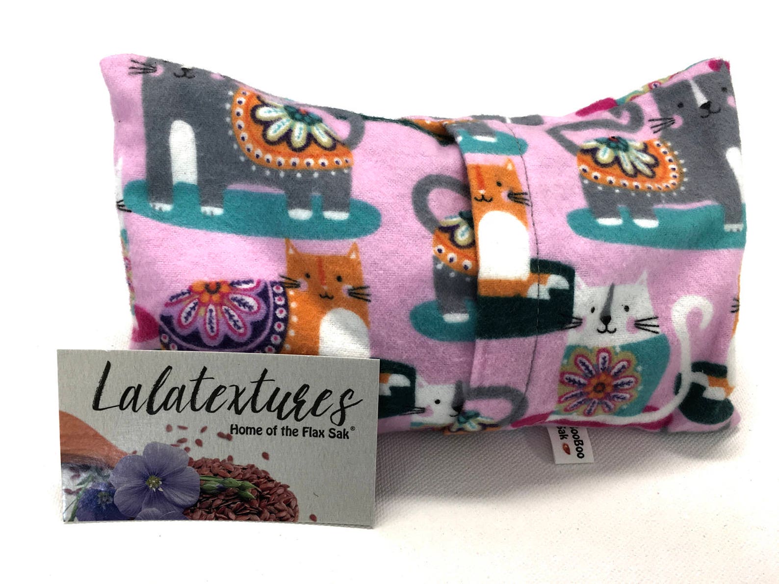 Set of 2 Microwave Heating Pads Flax BOOBOO BAGS Cats Etsy