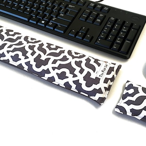 Keyboard Pad Mouse Pad - Ergonomic Wrist Rest Heat Pack - wrist support - back to school - computer and desk accessory- dorm room ideas