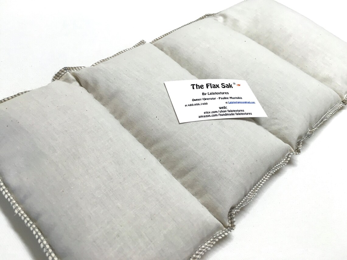 Microwave heating pad XXLarge 16x20 inches Flax heat pad Etsy