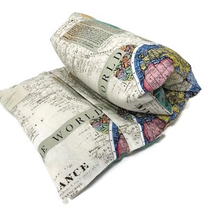 Microwavable flax heating pad,  with removable washable cotton cover. Great gift for men, boys or students, Choose Size