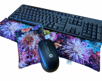 Ergonomic Keyboard Pad Mouse Pad - with Removable Washable Cover - Office Gift - Wrist Rest Heat Pack -Wrist Support- Computer Accessory