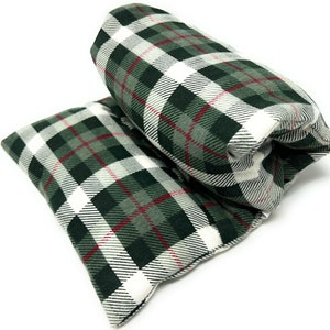 Flax Heating Pad, Hot| Cold Pack, Microwaveable Heat Bag, 8x18 in. Choose Size  Removable/Washable Flannel Cover, Helps Natural Pain Relief
