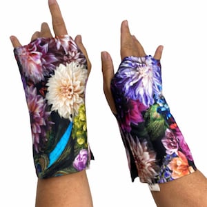 1 Wrist and hand heat wrap, All Flax, Carpal tunnel relief, wrist and hand heating mitt for arthritis , typing and knitting relief