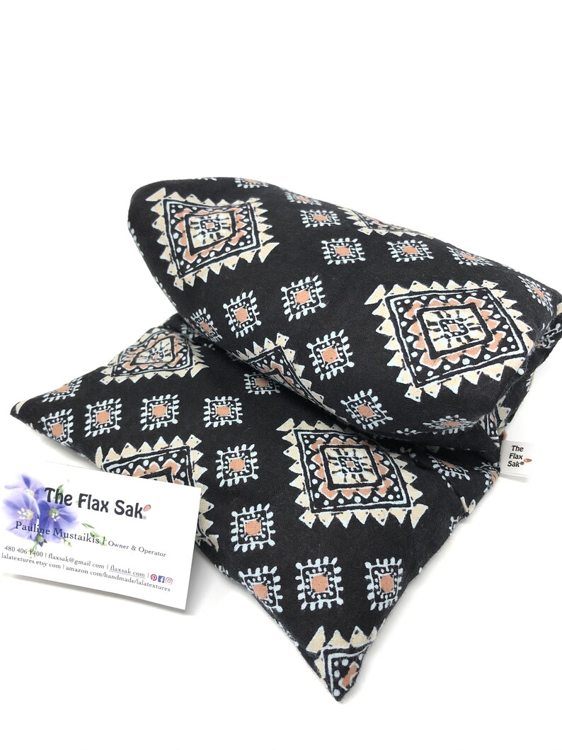Microwave Flax Heating Pad With Removable Washable Cover Etsy