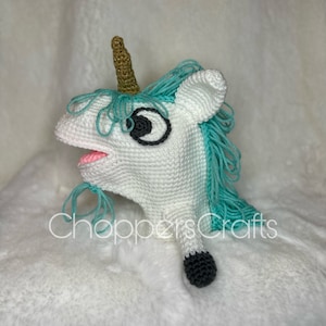 DIGITAL PATTERN Unicorn Puppet Crochet Pattern