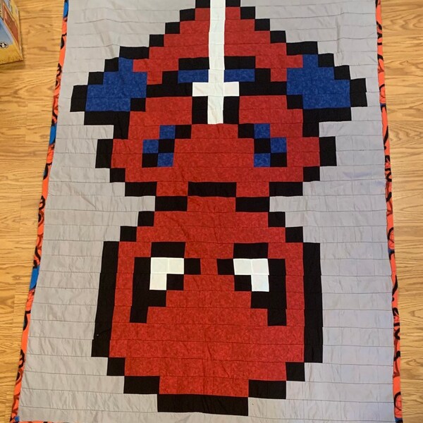 Spiderman Quilt Pattern Etsy
