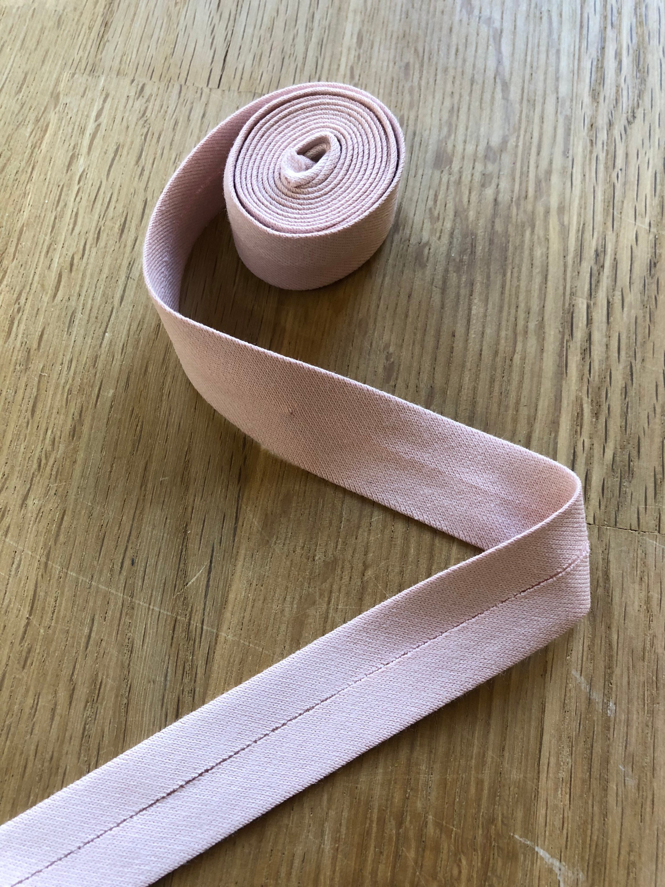 Organic Cotton Jersey/ Knit Binding Tape Single Fold Rose Etsy