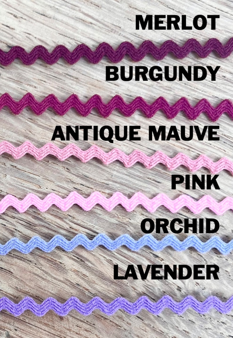 Peach Coloured Ric Rac Mini Ric Rac - 3mm - by the Metre - All the Colours! - Etsy
