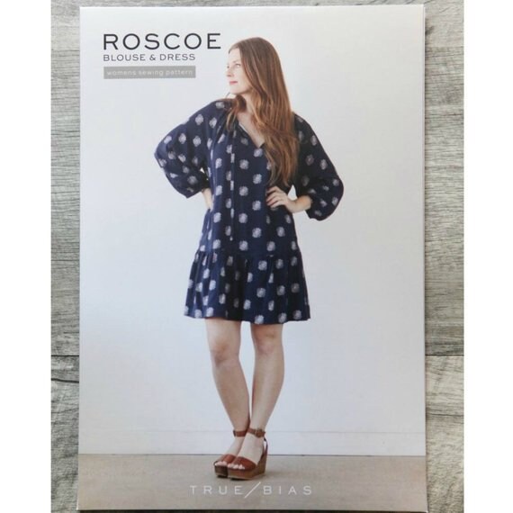 Roscoe Blouse + Dress - True Bias Sewing Patterns