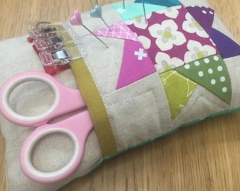 Wonky Star Patchwork Pocket Pincushion - Digital Sewing Pattern - INSTANT DOWNLOAD