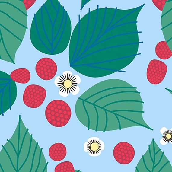 Erdbeere In Blau Grun Der Schone Jagd Lizzy Haus Fur Etsy