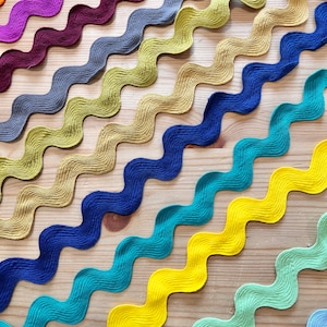 Jumbo Ric Rac - 23mm - by the metre - All the colours!