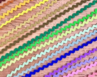 Mini Ric Rac - 3mm - by the metre - All the colours!
